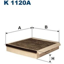 A3 Fıltron K1120A Polen Fıltresı Mercedes Ml-Class W163 98>05 Karbonlu A1638350247
