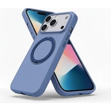 Kip GSM Iphone 17 Pro Max Uyumlu Kılıf Magsafe Şarj Destekli Açılır Standlı Çizilmez Yumuşak Mat Kapak