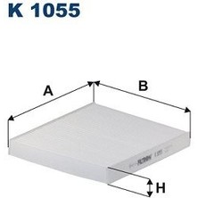 A3 Fıltron K8003 Polen Filtresi Astra F-G-H-Zafıra 1.2i 16V-1.8I-1.6I-1.4-1.4 16V-1.6-1.8-2.0 16V K1055 1808612-90520549-6808611-1802422