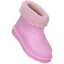 Kiko Kids Geta Su Geçirmez Içi Kürklü Kız Çocuk Eva Yağmur Kar Çizme