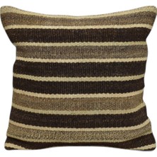 Kilim Antik El Dokuma Kilim Kırlent Yastık Kılıfı 0185 - Yeni - Çok Renkli