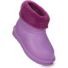 Kiko Kids Geta Su Geçirmez İçi Kürklü Kız Çocuk Eva Yağmur Kar Çizme