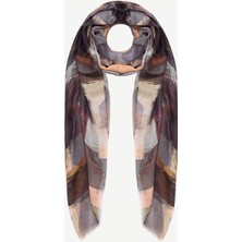 Yargıcı Karışık Desenli Yün Şal