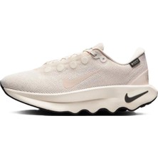 Nike Motiva Goretex Womens Walking Shoes Su Geçirmez Nefes Alabilen Reflektörlü Kadın Yürüyüş Ayakkabısı Krem