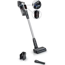 Bosch Unlimited 9 Beyaz Şarjlı Süpürge Toz Torbasız ve Güçlü Emiş Teknolojisi ile Emiş Gücü Ayarı