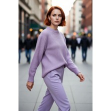 PayBuy Kadın Oversize Kalıp Düşük Kol Bisiklet Yaka Triko Kazak Basic Rahat Kışlık Stil Seçimi Kaliteli