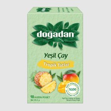 Doğadan Tropik Tatlar Poşet Yeşil Çay 18'li
