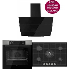 Ferre Fryart Hava Fritozü Siyah Ankastre Set (XE63MI+ED035+SMRCW600)