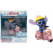 Stitch Zoom Hero Serisi Çek Bırak Figürlü Araba Yume Toys