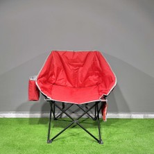 Argeus Balcony Comfort Katlanabilir Kamp Sandalyesi Kırmızı