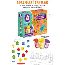 Aksiyon Global Eğlenceli Sayılar Oyun Hamuru Seti (25 Parça - 356 Gr)