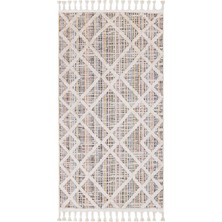 Evidea Soft Terazzo Cream Makine Halısı - Bej - 80X150 cm