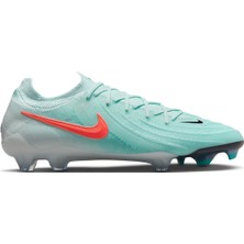 Nike Phantom Gx Iı Elite Fg-Pro Mens Football Shoes Profesyonel Erkek Krampon Yeşil-Turuncu