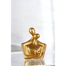 Evene Dekoratif Obje Biblo Ev Dekorasyon Heykel Salon Masa Üstü Süs Eşyası Beyaz Model 47