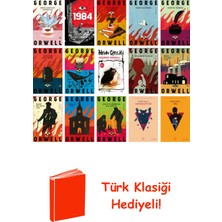 İthaki Yayınları George Orwell 15 Kitap Seti + Türk Klasiği Hediye