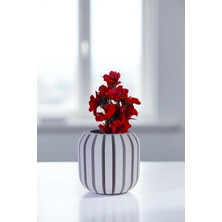 Evene Vazo Küçük Vazo Masa Üstü Vazo Ev Dekorasyon Vazo Altın Renk Model 79