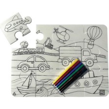 Aksiyon Global Funny Mat - Taşıtlar 30 x 40 cm