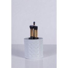 Evene Makyaj Organizeri Makyaj Fırçalığı Makyaj Organizer Düzenleyici Beyaz Renk Model 87