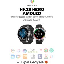Wearfitpro HK29 Hero Amoled Gpt Nfc Sesli Asistan Gps Sağlık Spor Yeni Nesil Tüm Özelliklere Sahip Akıllı Saat
