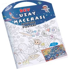 Aksiyon Global Uzay Macerası Dev Boyama Posteri