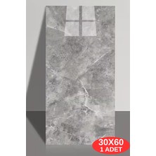 Renkli Duvarlar 60X30 cm  Gri Mermer Desen Yapışkanlı Karavan Prefabrik Banyo Wc Yer Duvar Pvc Kaplama Paneli