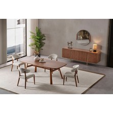 Doressa Vion Walnut Yemek Odası Takımı