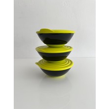 Tupperware Damla kase 3lü set 600ml