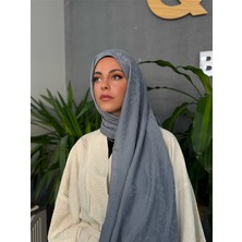 Yaprak Desen Şal Antrasit