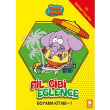 Kitabevimden Kral Şakir Fil Gibi Eğlence Boyama Kitabı- 1