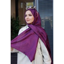 Etro Desen Premium Şal Mürdüm