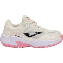 Joma Slam Jr 2525 Bej Spor Ayakkabı Unisex Kullanıma Uygun Kalın Taban Tekstil Malzeme