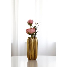 Evene Vazo Küçük Vazo Masa Üstü Vazo Ev Dekorasyon Vazo Beyaz Renk Model 58