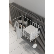 Boz Concept Home Paslanmaz Mutfak Rafı Kalorifer Düzenleyici Havluluk Düzenleyici Raf