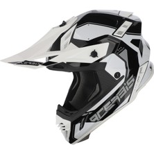 Acerbis X-Track 22-06 Kask Siyah Beyaz