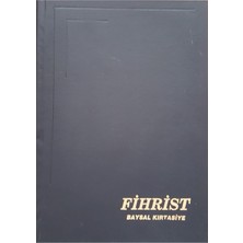 Baysal Fihrist Defter 8 Yapraklı