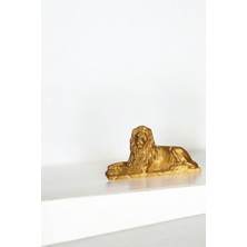 Evene Dekoratif Obje Biblo Ev Dekorasyon Heykel Salon Masa Üstü Süs Eşyası Aslan Beyaz Model 58