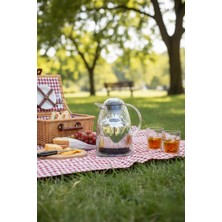 sky  akrilik soft pembe şeker kahve çay kavanozu 500 ml (vakum kapak )