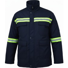 Ssm 0539 Su ve Rüzgar Geçirmez Kapitoneli Soğuk Hava Işçi Montu