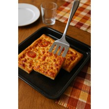 sky  paslanmaz çelik servis spatula 26 cm yemek ve tatlı sunum spatulası