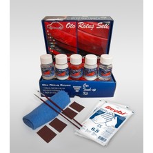 Şehber Taş Izi Çizik Giderici Tofaş Şahin 402 Deniz Mavi Rütüş Çizik Boyası Derin Çizik Giderici Rötuş Seti