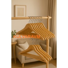 Kulvar AVM Ahşap Askı Elbise Askısı Kıyafet Askısı