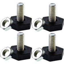 Teknik Durak Blomberg Uyumlu WAF7560S Çamaşır Makinesi Ayağı Kaymaz Ayarlı Ayak 4 Lü Seti Ölçülere Dikkat Ediniz