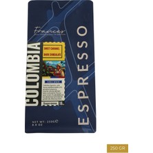 Frances %100 Arabica Colombia Supremo Espresso | 250 gr | Orta Gövde-Dengeli Asidite