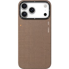 iPhone 17 Pro Kılıf M-Safeli Aramid Fiber Youngkit 1500D Kevlar Extreme Wing Serisi Titanyum - Gold