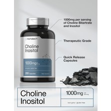 Horbaach Choline Inositol 1000MG 200 Caps