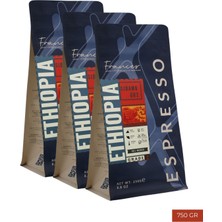 Frances %100 Arabica Ethiopia Sidamo Gr2 Espresso | 3X250G | Canlı Asidite