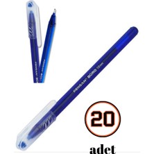 Glanart Mavi Tükemez Kalem Büro Tipi Pensan 1 mm Uç 20 Li Set