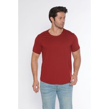 Black Horn Erkek Geniş Yaka %100 Pamuk Salaş T-Shirt