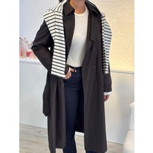 Gülten Akgün Acı Kahverengi Trençkot