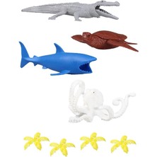 720 Toy Play 6 Parça Deniz Canlıları Figür Seti 10-20 cm - 1 Adet Stokta Olan Gönderilir